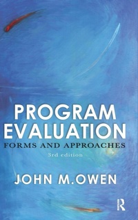 Enlarge image Cover: Program Evaluation - Routledge