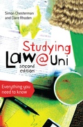 Cover: Studying Law at University - Routledge