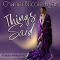 Cover: Things Said - Evydani Books