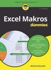 Abbildung von: Excel Makros für Dummies - Wiley-VCH