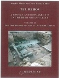 Cover: Tel Ref:zov - Institute of Archaeology