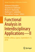 Cover: Functional Analysis in Interdisciplinary Applications-II - Springer