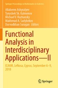 Cover: Functional Analysis in Interdisciplinary Applications-II - Springer
