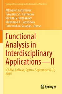 Enlarge image Cover: Functional Analysis in Interdisciplinary Applications-II - Springer