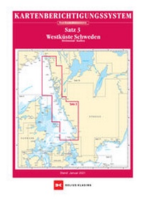 Abbildung von: Berichtigung Sportbootkarten Satz 3: Westküste Schweden (Ausgabe 2021) - Delius Klasing