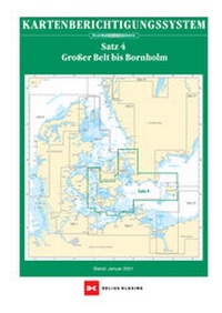 Abbildung von: Berichtigung Sportbootkarten Satz 4: Großer Belt bis Bornholm (Ausgabe 2021) - Delius Klasing