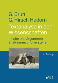 Enlarge image Cover: Textanalyse in den Wissenschaften - vdf Hochschulverlag AG