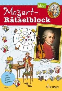 Abbildung von: Mein Mozart-Rätselblock - Schott Music