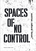 Cover: Spaces of No Control - Verlag f&uuml;r Moderne Kunst