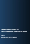 Cover: Engaging Tradition, Making It New - Cambridge Scholars Publishing