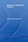 Cover: Essays in Syntactic Theory - Routledge