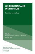 Cover: On Practice and Institution - Emerald Publishing Limited