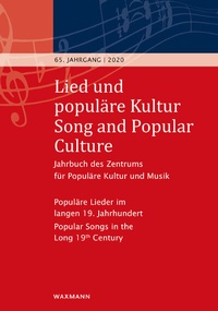 Abbildung von: Lied und populäre Kultur / Song and Popular Culture 65/2020 - Waxmann