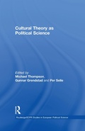 Cover: Cultural Theory as Political Science - Routledge