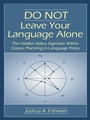 Cover: DO NOT Leave Your Language Alone - Routledge