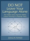 Cover: DO NOT Leave Your Language Alone - Routledge