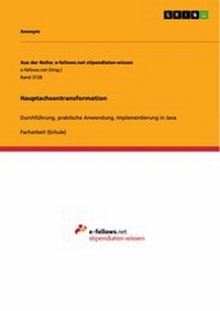 Abbildung von: Hauptachsentransformation - GRIN Verlag