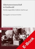 Cover: Altertumswissenschaft in Greifswald - Franz Steiner Verlag