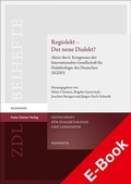 Cover: Regiolekt - Der neue Dialekt? - Franz Steiner Verlag