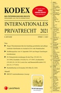 Cover: KODEX Internationales Privatrecht 2021 - inkl. App - LexisNexis Verlag ARD ORAC GmbH