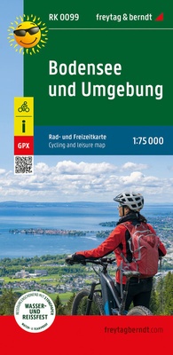 Abbildung von: Bodensee und Umgebung, Rad- und Freizeitkarte 1:75.000, freytag & berndt, RK 0099 - Freytag-Berndt und ARTARIA
