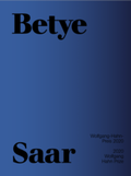 Cover: Betye Saar. Wolfgang-Hahn-Preis 2020 / Wolfgang Hahn Prize - K&ouml;nig, Walther