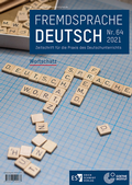 Cover: Fremdsprache Deutsch - - Heft 64 (2021): Wortschatz - Erich Schmidt Verlag
