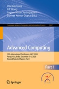 Cover: Advanced Computing - Springer
