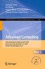 Cover: Advanced Computing - Springer