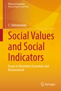 Cover: Social Values and Social Indicators - Springer