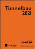 Cover: Taschenbuch f&uuml;r den Tunnelbau 2021 - Ernst & Sohn