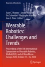 Cover: Wearable Robotics: Challenges and Trends - Springer