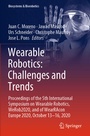 Cover: Wearable Robotics: Challenges and Trends - Springer