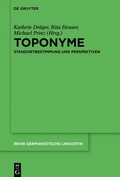 Cover: Toponyme - De Gruyter