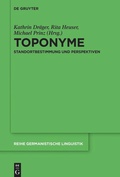Cover: Toponyme - De Gruyter