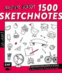 Abbildung von: Let's sketch! Super easy! 1500 Sketchnotes - Edition Michael Fischer / EMF Verlag