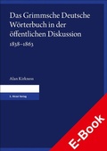 Cover: Das Grimmsche Deutsche W&ouml;rterbuch in der &ouml;ffentlichen Diskussion 1838-1863 - S. Hirzel Verlag