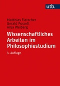 Cover: Wissenschaftliches Arbeiten im Philosophiestudium - UTB