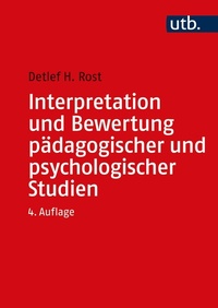 Abbildung von: Interpretation und Bewertung pädagogischer und psychologischer Studien - UTB