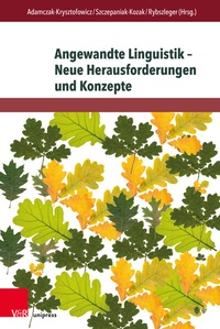 Abbildung von: Angewandte Linguistik - Neue Herausforderungen und Konzepte - Brill Deutschland