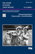 Cover: Choreokusicology I - VWB-Verlag