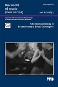 Cover: Choreokusicology II - VWB-Verlag