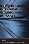 Cover: Crosslinguistic Perspectives on Argument Structure - Routledge