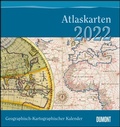 Cover: Geographisch-Kartographischer Kalender 2022 - Atlaskarten - Wand-Kalender mit historischen Landkarten - 45 x 48 cm - DuMont Buchverlag