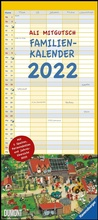 Cover: Ali Mitgutsch Familienkalender 2022 - Wandkalender - Familienplaner mit 5 Spalten - Format 22 x 49,5 cm - DuMont Buchverlag