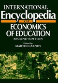 Cover: International Encyclopedia of Economics of Education - Pergamon