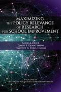 Cover: Maximizing the Policy-Relevance of Research for School Improvement - Information Age Publishing