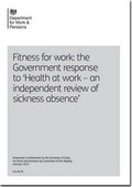 Cover: Fitness for work - TSO