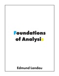 Cover: Foundations of Analysis - Bow Wow Press