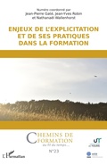 Cover: Enjeux de l'explicitation et de ses pratiques dans la formation - Editions L'Harmattan
